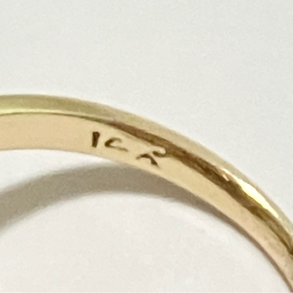 Ring - 14k Gold with Oval Smoky Topaz - Picture 3 of 9